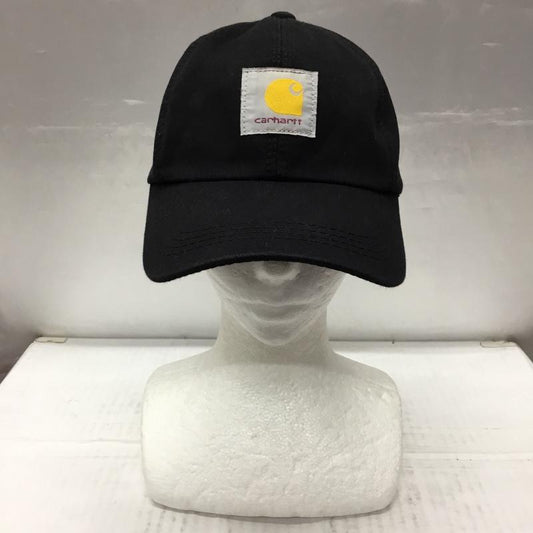 カーハート Carhartt 帽子 キャップ 100289 211 ロゴ、文字 黒 / ブラック /  メンズ USED 古着 中古 10107915