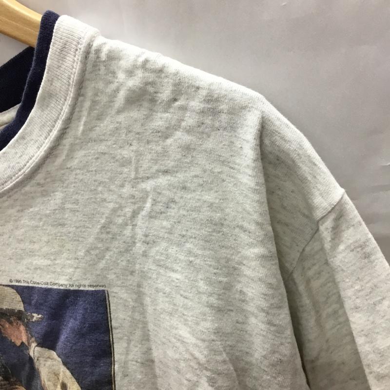 コカコーラ Coca Cola Tシャツ 半袖 M プリント 灰 / グレー /  メンズ USED 古着 中古 10109708