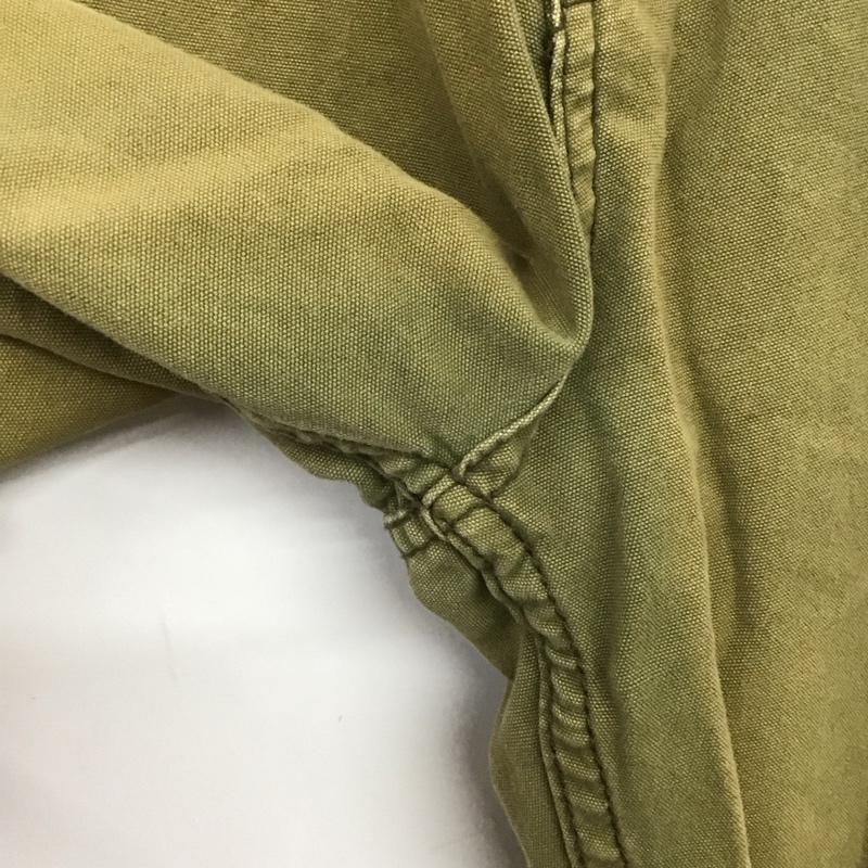 アバクロンビーアンドフィッチ ABERCROMBIE&FITCH パンツ ワークパンツ、ペインターパンツ ワイドパンツ カジュアルパンツ ワークパンツ カーゴパンツ 32インチ ダメージ加工 カーキ / カーキ /  メンズ USED 古着 中古 10139183