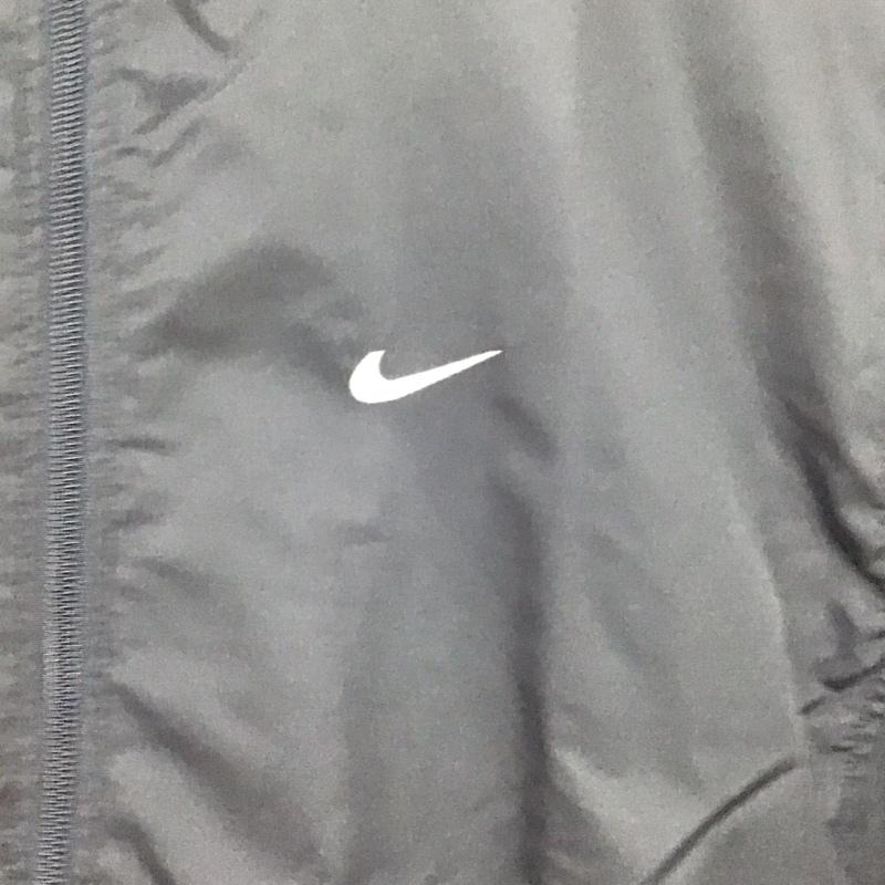 ナイキ NIKE ジャケット、上着 ジャンパー、ブルゾン ジップアップジャケット ナイロンジャケット アウター XL ロゴ、文字 紺 / ネイビー /  メンズ USED 古着 中古 10150748