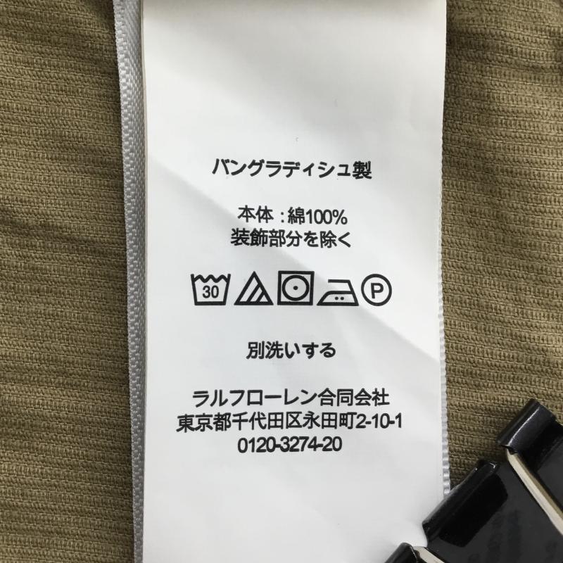 ポロラルフローレン POLO RALPH LAUREN シャツ、ブラウス 長袖 コーデュロイシャツ S ロゴ、文字 茶 / ブラウン /  メンズ USED 古着 中古 10136215