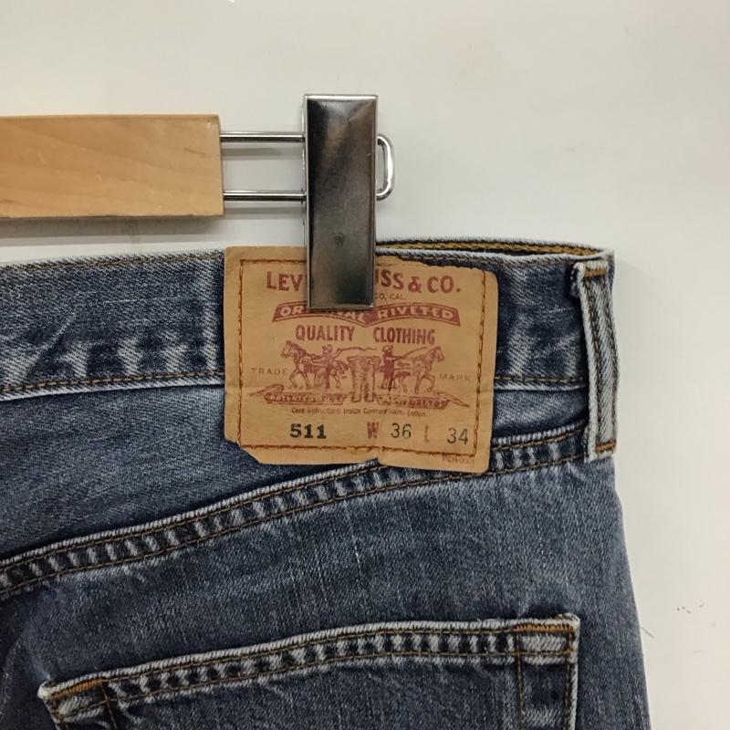 リーバイストラウスアンドコー Levi Strauss & co. パンツ デニム、ジーンズ 36インチ 無地 インディゴ / インディゴ /  メンズ USED 古着 中古 10136815