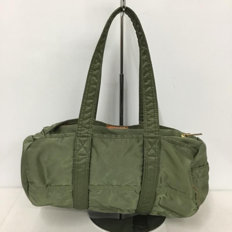 ポーター PORTER ボストンバッグ ボストンバッグ タンカー ミニボストンバッグ ロゴ、文字 カーキ / カーキ /  メンズ USED 古着 中古 10142187