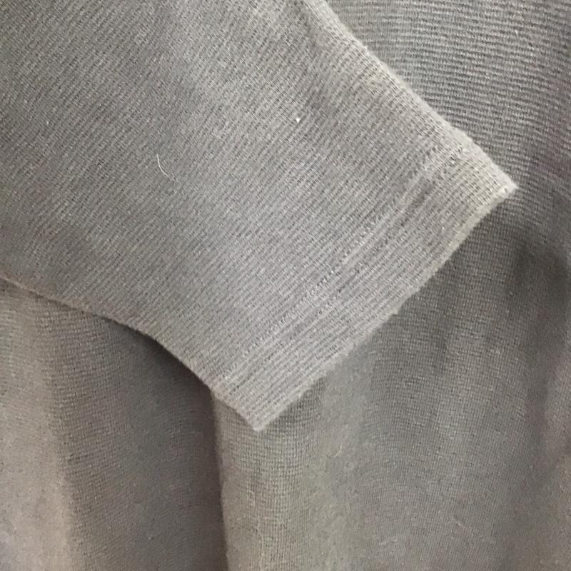 ハリウッドランチマーケット H.R MARKET カットソー 長袖 長袖カットソー プリントカットソー Vネック 5 無地 灰 / グレー /  メンズ USED 古着 中古 10131008