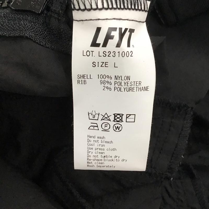 ラファイエット Lafayette カットソー 長袖 長袖カットソー Vネックカットソー ナイロンジャケット プルオーバー L ロゴ、文字 黒 / ブラック /  メンズ USED 古着 中古 10126226