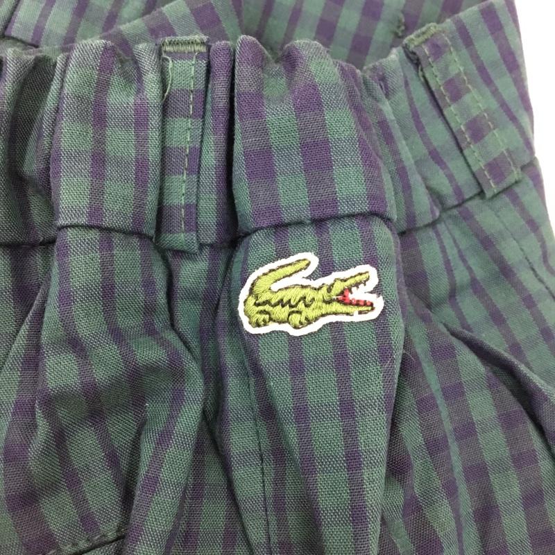 ラコステ LACOSTE パンツ スラックス 70s フランス製 チェック マルチカラー / マルチカラー /  メンズ USED 古着 中古 10113452