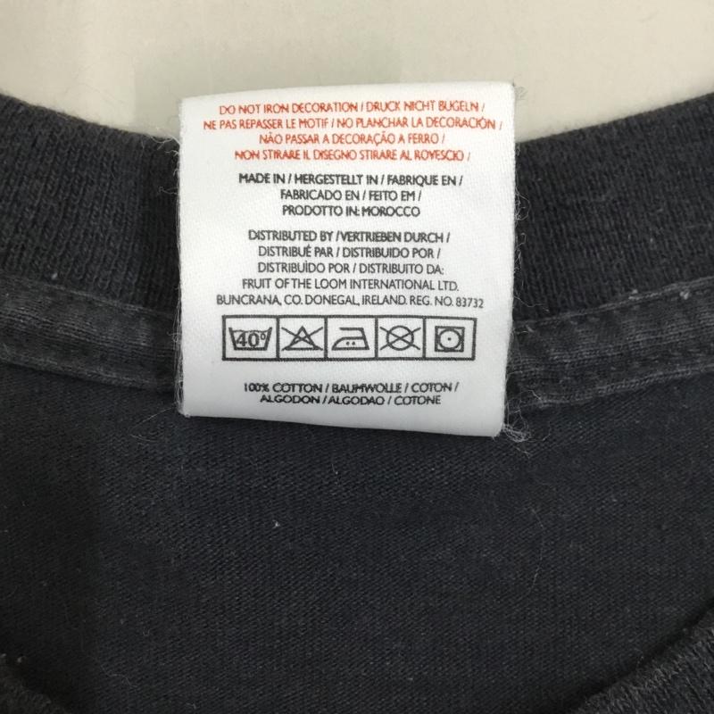 古着 USED Tシャツ 半袖 半袖カットソー プリントTシャツ クルーネックカットソー M ロゴ、文字 黒 / ブラック /  メンズ USED 古着 中古 10113566