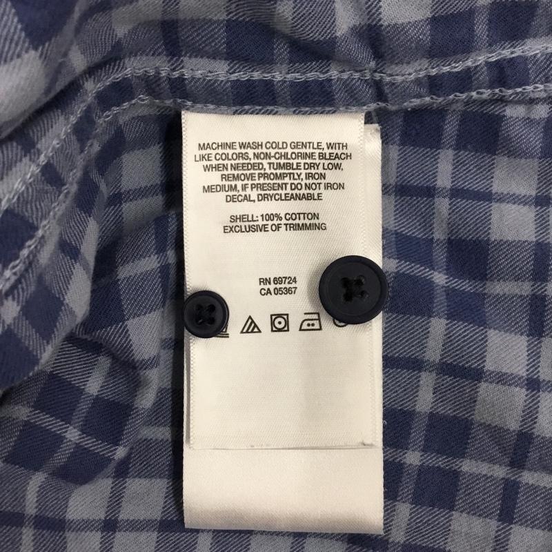 コロンビア Columbia シャツ、ブラウス 長袖 長袖 M チェック 青 / ブルー /  メンズ USED 古着 中古 10108457