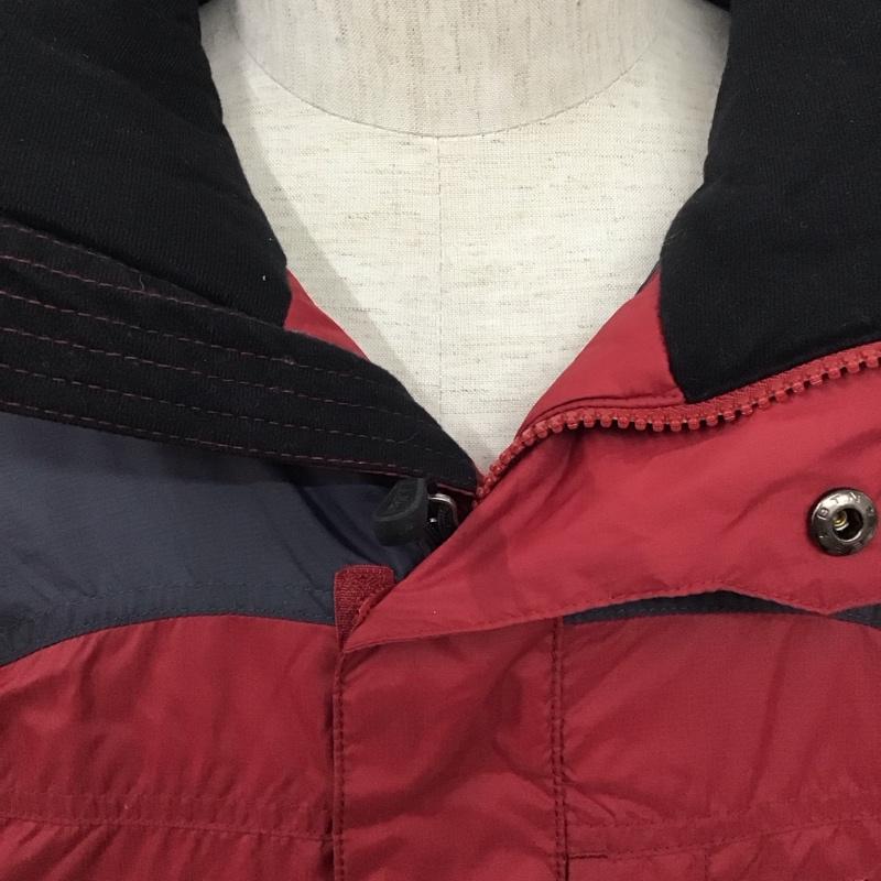 エルエルビーン L.L.Bean ジャケット、上着 ジャンパー、ブルゾン ジップアップジャケット ジャンパー アウター フード付きジャケット S ロゴ、文字 えんじ / ワインレッド / X 黒 / ブラック /  メンズ USED 古着 中古 10111263