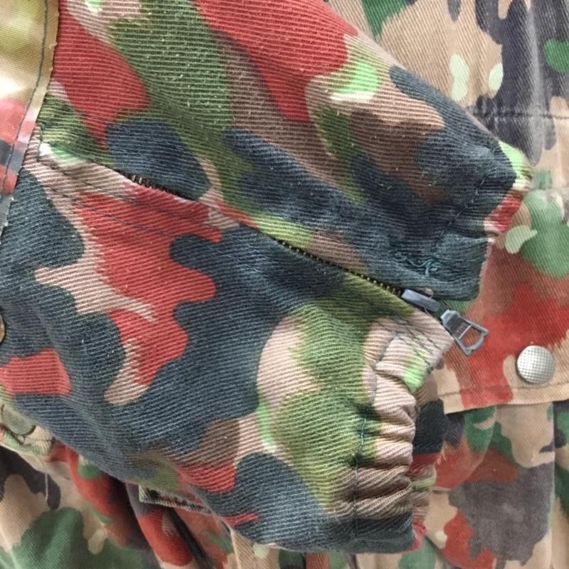 ミリタリー ミリタリー ジャケット、上着 ジャケット、ブレザー ミリタリージャケット スイス軍 アルペンカモ 古着 ヴィンテージ 48 カモフラージュ柄・迷彩 マルチカラー / マルチカラー /  メンズ USED 古着 中古 10106588