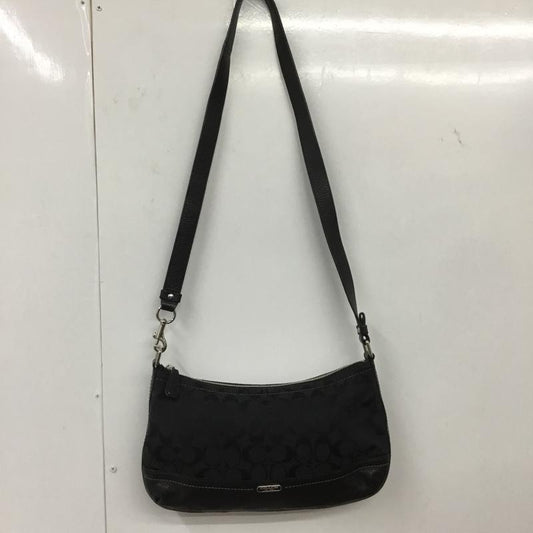 コーチ COACH ショルダーバッグ ショルダーバッグ F24028 ロゴ、文字 黒 / ブラック /  レディース USED 古着 中古 10134314