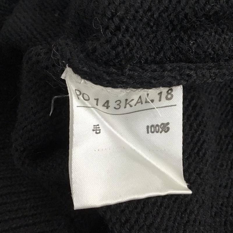 ピンクハウス PINK HOUSE ニット、セーター 長袖 フード付 猫 無地 黒 / ブラック /  レディース USED 古着 中古 10131791