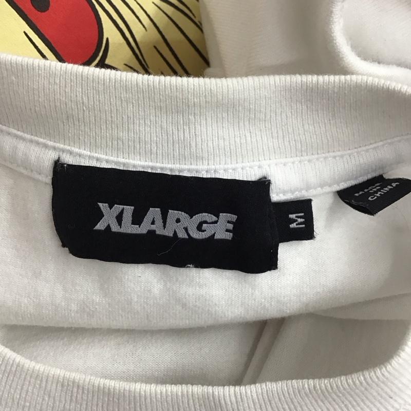 エクストララージ XLARGE Tシャツ 半袖 101222011049 EAGLE LOGO バックプリント クルーネック M ロゴ、文字 白 / ホワイト /  メンズ USED 古着 中古 10124967