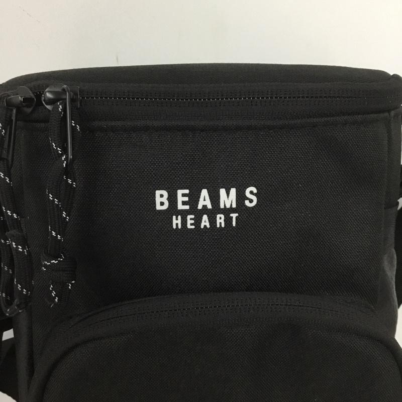 ビームス ハート BEAMS HEART ショルダーバッグ ショルダーバッグ 42-61-0058-819 ボックスショルダーバッグ ロゴ、文字 黒 / ブラック /  メンズ USED 古着 中古 10146330