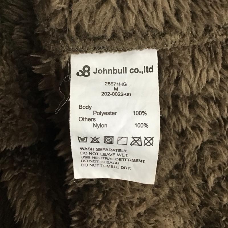 ジョンブル Johnbull ジャケット、上着 ジャンパー、ブルゾン ジップアップジャケット フリースジャケット アウター M 無地 茶 / ブラウン /  メンズ USED 古着 中古 10131547
