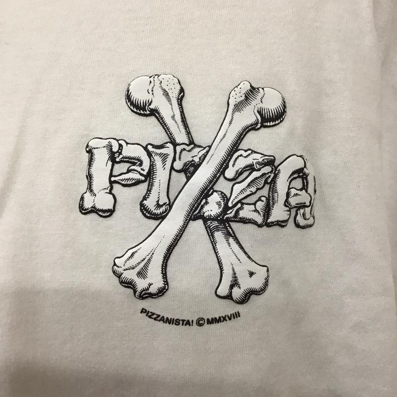 フリークスストア FREAK S STORE Tシャツ 半袖 1226390000001 PIZZANISTA コラボレーション バックプリント M ロゴ、文字 白 / ホワイト /  メンズ USED 古着 中古 10112160