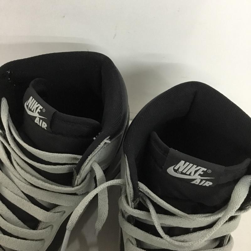 ナイキ NIKE スニーカー スニーカー 55588-035 AIR JORDAN 1 RETRO HIGH OG 27.5cm 27.5cm ロゴ、文字 黒 / ブラック / X 灰 / グレー /  メンズ USED 古着 中古 10149891