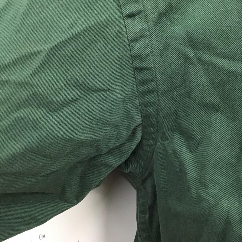 ノーティカ NAUTICA シャツ、ブラウス 長袖 襟デニム コットン ボタンダウン L ワンポイント 緑 / グリーン /  メンズ USED 古着 中古 10123206