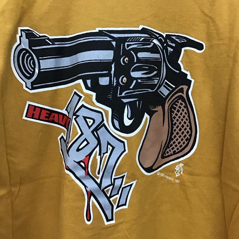 古着 USED Tシャツ 半袖 半袖カットソー プリントTシャツ クルーネックカットソー バンドTシャツ XL ロゴ、文字 マスタード / マスタード /  メンズ USED 古着 中古 10150068