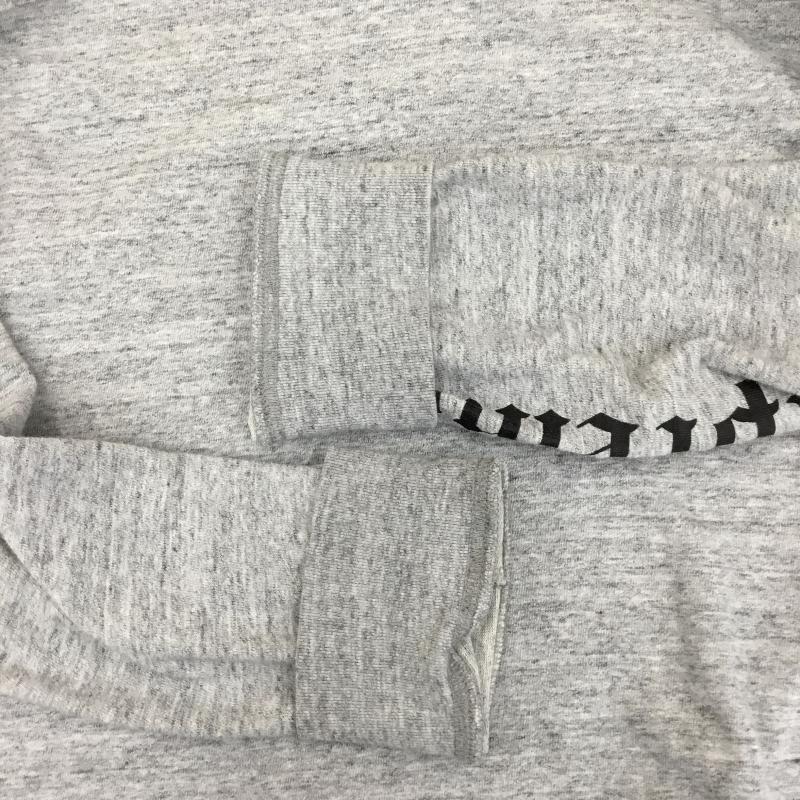 シュプリーム Supreme Tシャツ 長袖 M ロゴ、文字 灰 / グレー / X 黒 / ブラック /  メンズ USED 古着 中古 10127963