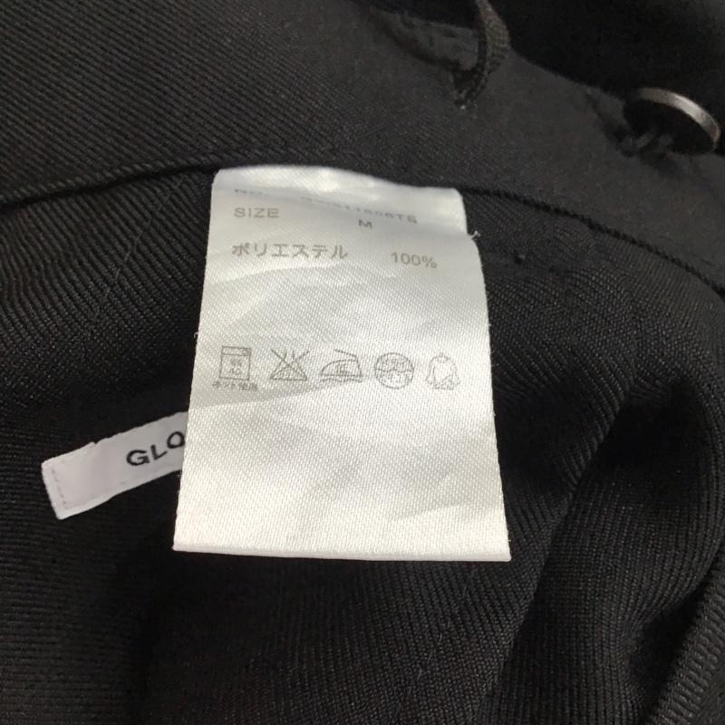 グローバルワーク GLOBAL WORK パンツ スラックス スラックスパンツ ワイドパンツ カジュアルパンツ センタータックパンツ M 無地 黒 / ブラック /  メンズ USED 古着 中古 10114181