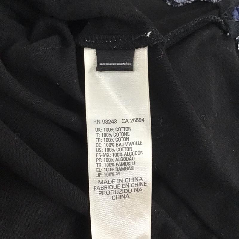 ディーゼル DIESEL Tシャツ 半袖 半袖カットソー 無地Tシャツ Vネックカットソー M 無地 黒 / ブラック /  メンズ USED 古着 中古 10132174