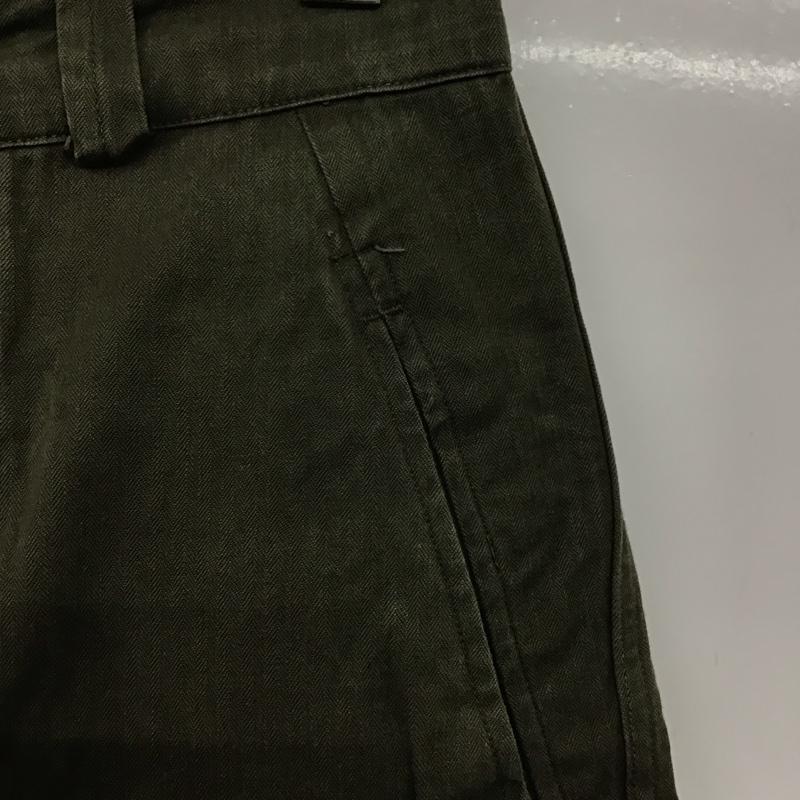 ミリタリー ミリタリー パンツ ワークパンツ、ペインターパンツ ミリタリーパンツ ワイドパンツ カジュアルパンツ フランス軍 M-47 31インチ 無地 カーキ / カーキ /  メンズ USED 古着 中古 10143445