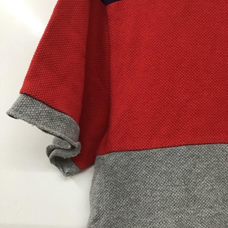 カブー KAVU Tシャツ 半袖 半袖カットソー プリントTシャツ ボーダー M ボーダー柄 灰 / グレー / X 赤 / レッド / X 紫 / パープル /  メンズ USED 古着 中古 10138901
