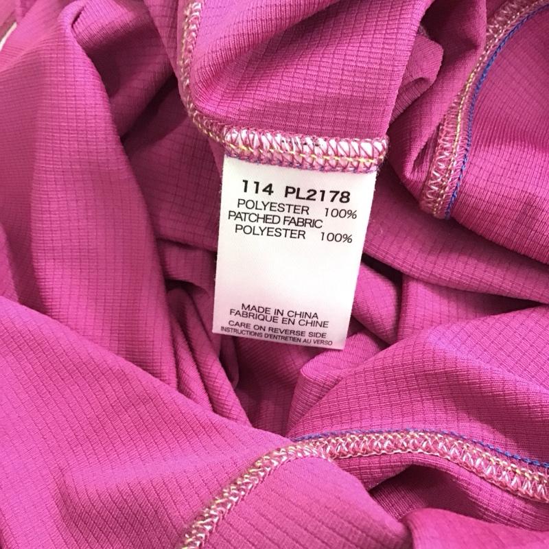 コロンビア Columbia Tシャツ 半袖 114 PL2178 スポーツウェア L ロゴ、文字 マゼンタ / マゼンタ /  レディース USED 古着 中古 10131105