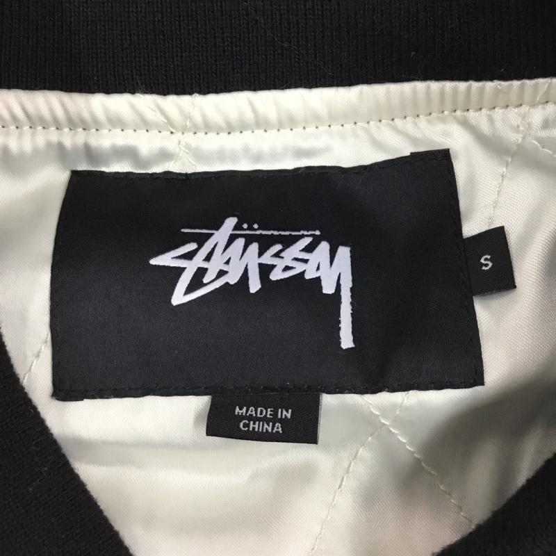ステューシー STUSSY ジャケット、上着 ジャンパー、ブルゾン ジップアップジャケット ジャンパー ジャケット カジュアルジャケット アウター S ロゴ、文字 黒 / ブラック /  メンズ USED 古着 中古 10108769