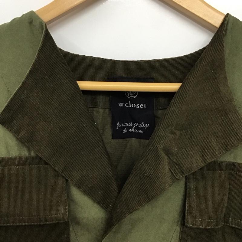 ダブルクローゼット w closet コート コート一般 FREE 無地 カーキ / カーキ /  レディース USED 古着 中古 10145037