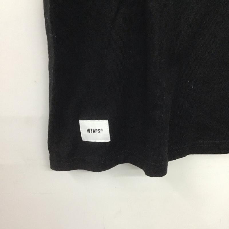 ダブルタップス WTAPS Tシャツ 半袖 2 ロゴ、文字 黒 / ブラック /  メンズ USED 古着 中古 10146431
