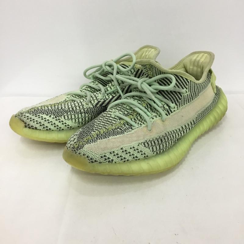 アディダス adidas スニーカー スニーカー FW5191 YEEZY BOOST 350 V2 カニエ ウエスト 28cm 28.0cm 無地 薄緑 / ライトグリーン /  メンズ USED 古着 中古 10124866