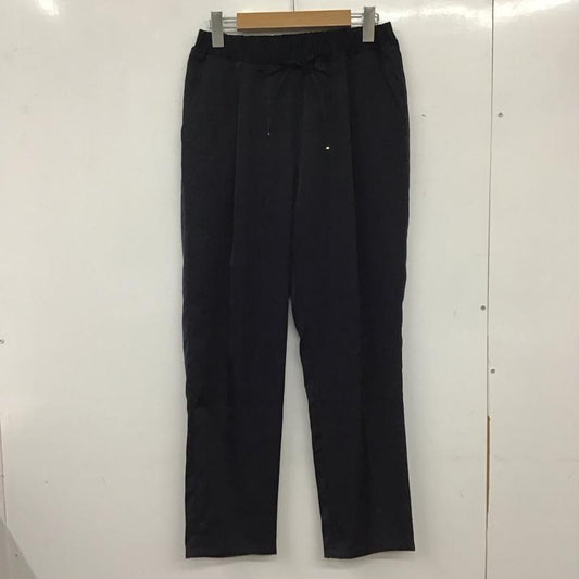 グリーンレーベルリラクシング green label relaxing パンツ スラックス 3614-162-1922 SCサテンイージーPT 38 無地 紺 / ネイビー /  レディース USED 古着 中古 10137181