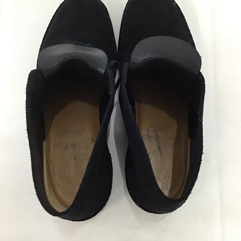 クラークス Clarks ブーツ ショートブーツ デザートブーツ 39.5 US：6 無地 黒 / ブラック /  メンズ USED 古着 中古 10141046