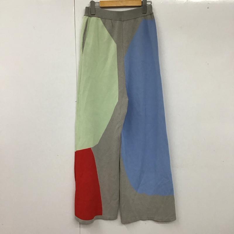 パム PAMM パンツ スラックス ニットパンツ FREE 無地 マルチカラー / マルチカラー /  メンズ USED 古着 中古 10117124
