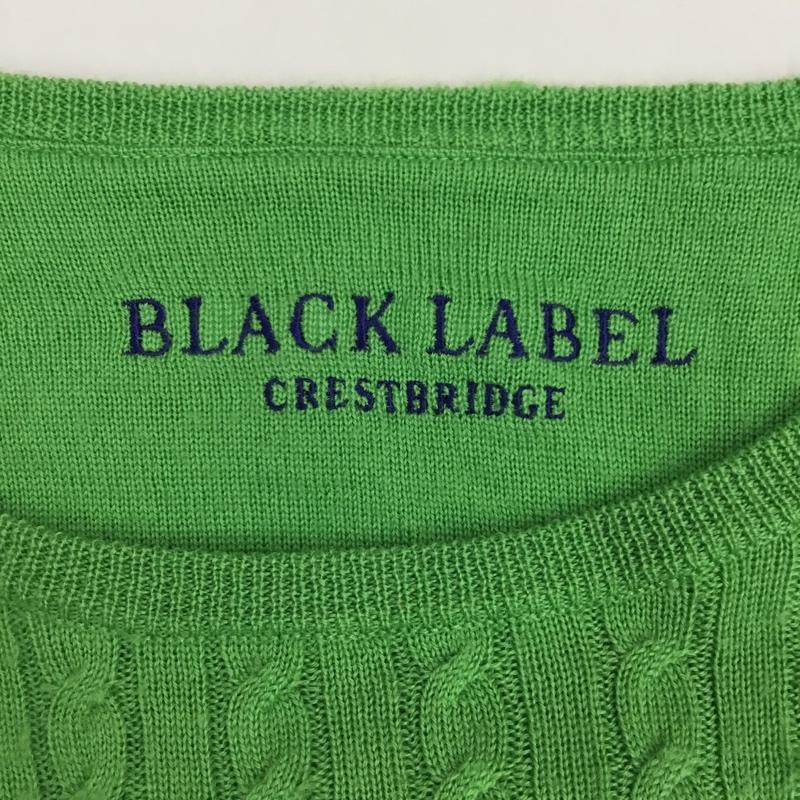 ブルーレーベル・クレストブリッジ BLUE LABEL CRESTBRIDGE ニット、セーター 長袖 3 無地 緑 / グリーン /  メンズ USED 古着 中古 10121815