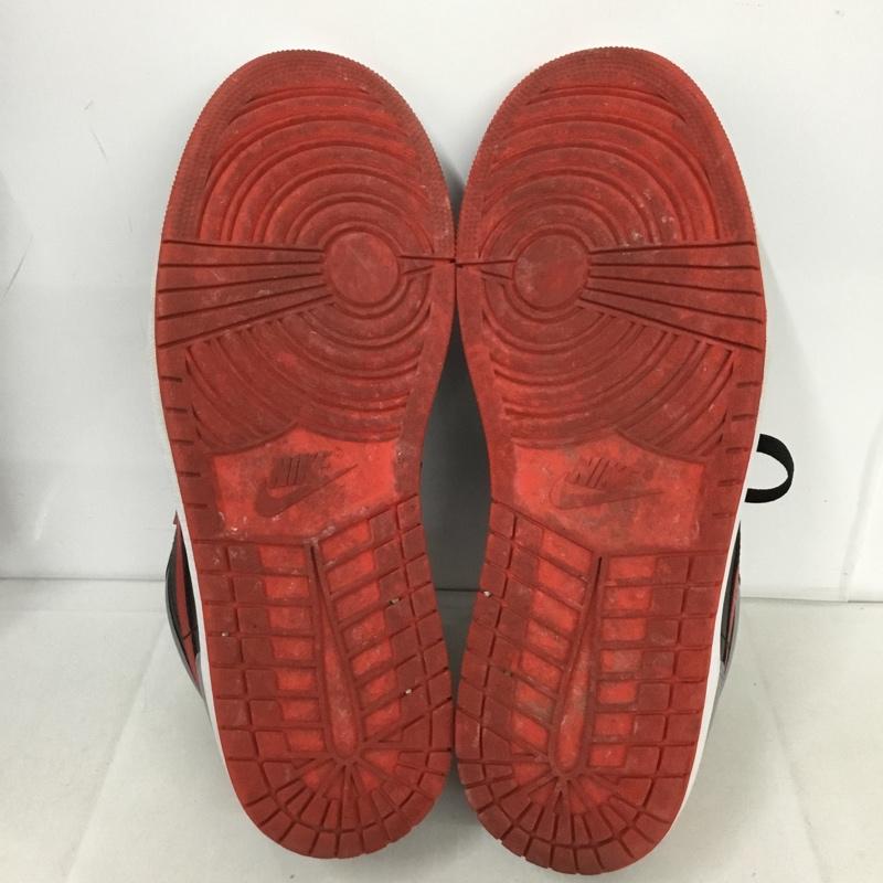 ナイキ NIKE スニーカー スニーカー 553558-060 AIR JORDAN 1 LOW 28cm 箱有 28.0cm ロゴ、文字 黒 / ブラック / X 灰 / グレー / X 赤 / レッド /  メンズ USED 古着 中古 10139934