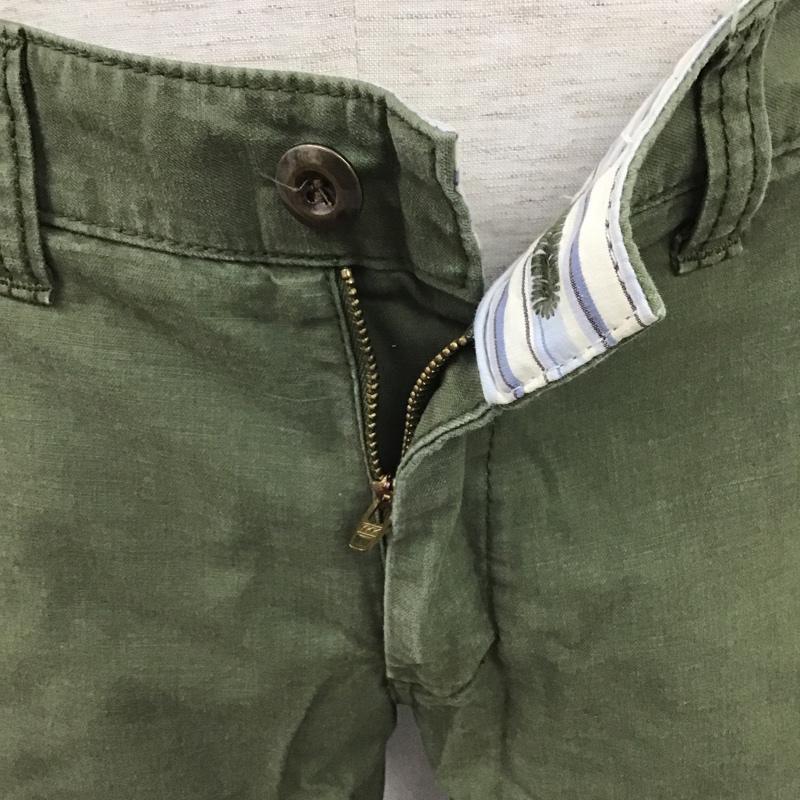 クオドロ quadro パンツ ショートパンツ ハーフパンツ ミリタリーパンツ ショートパンツ カジュアルパンツ 2 無地 カーキ / カーキ /  メンズ USED 古着 中古 10105604
