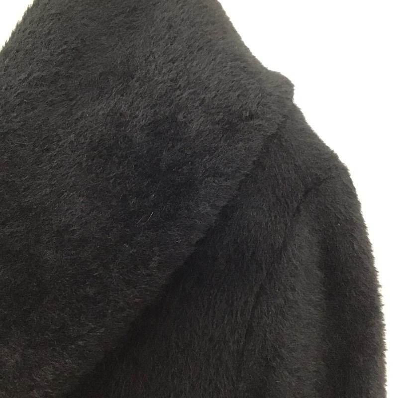 マックスマーラ MaxMara コート コート一般 ロングコート ロングジャケット カラージャケット アウター アルパカ 38 無地 黒 / ブラック /  レディース USED 古着 中古 10118014