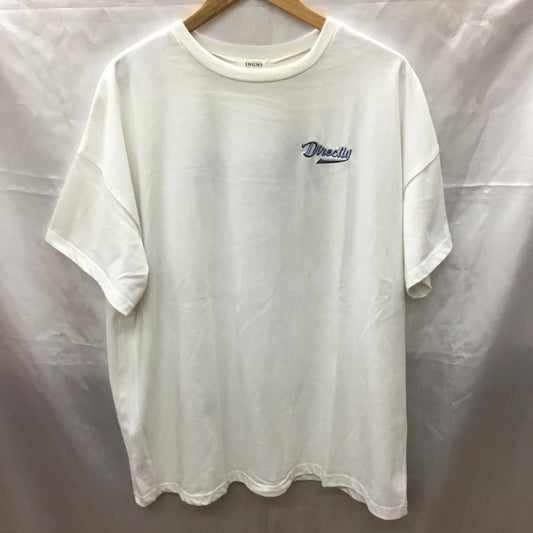 イング INGNI Tシャツ 半袖 211-130629-00 BACKサークルロゴチュニックT 半袖カットソー プリントTシャツ クルーネックカットソー M プリント 白 / ホワイト /  レディース USED 古着 中古 10113296