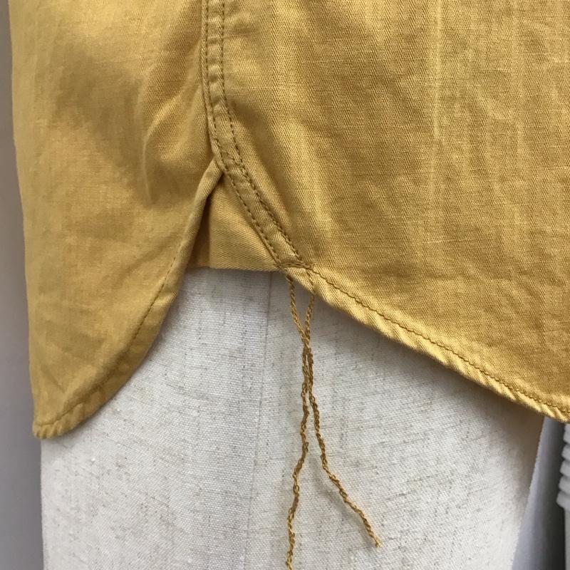 トイズマッコイ TOYS McCOY シャツ、ブラウス 半袖 半袖シャツ カラーシャツ 半袖カットソー M プリント 黄 / イエロー /  メンズ USED 古着 中古 10113100