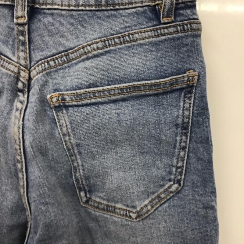ザラ ZARA パンツ デニム、ジーンズ 32インチ 無地 水色 / ライトブルー /  レディース USED 古着 中古 10131858