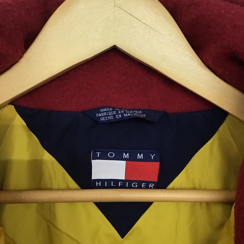 トミーヒルフィガー TOMMY HILFIGER ジャケット、上着 ジャケット、ブレザー ジップアップジャケット アウター 古着 90s L 無地 紺 / ネイビー /  メンズ USED 古着 中古 10143364