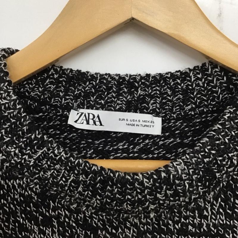 ザラ ZARA ベスト ベスト S 無地 黒 / ブラック /  レディース USED 古着 中古 10139390