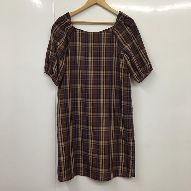ロペピクニック ROPE  PICNIC ワンピース ミニスカート 38 チェック マルチカラー / マルチカラー /  レディース USED 古着 中古 10131536