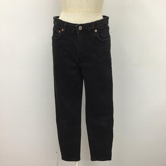ザラ ZARA パンツ デニム、ジーンズ 4060 812 800 ストレッチ 無地 黒 / ブラック /  レディース USED 古着 中古 10112351