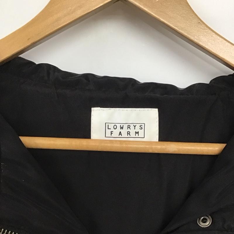 ローリーズファーム LOWRYS FARM ジャケット、上着 ダウンジャケット FREE 無地 黒 / ブラック /  レディース USED 古着 中古 10142298
