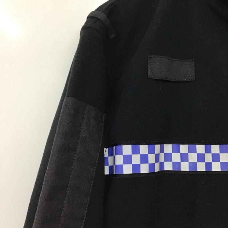 ミリタリー ミリタリー ジャケット、上着 ジャンパー、ブルゾン ジップアップジャケット アウター 古着 ukpolice S プリント 黒 / ブラック /  メンズ USED 古着 中古 10144776