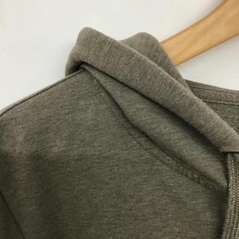パタゴニア patagonia パーカー 長袖 ジップアップパーカー 長袖パーカー カジュアルジャケット M ロゴ、文字 カーキ / カーキ /  メンズ USED 古着 中古 10150098